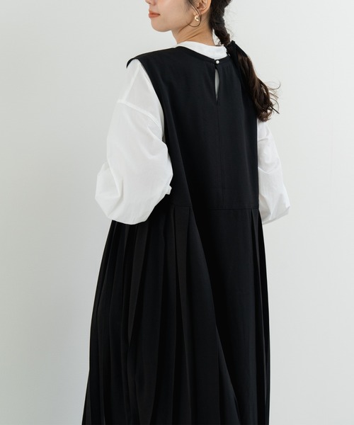 refinedworks(リファインドワークス)の「【refinedworks】一枚で主役になる プリーツジャンスカ!(ワンピース・レディース・グレー/ブラック・FREE)」の15枚目の写真