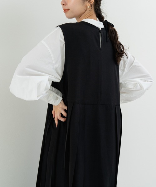 refinedworks(リファインドワークス)の「【refinedworks】一枚で主役になる プリーツジャンスカ!(ワンピース・レディース・グレー/ブラック・FREE)」の16枚目の写真