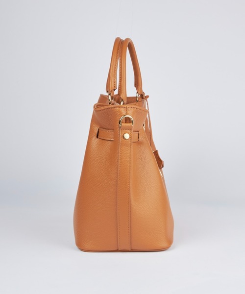 MILOS（ミロス）の「金具付きショルダーバッグ Large《MILOS》（トートバッグ・レディース・ブラウン/ブラック・フリー）」の10枚目の写真