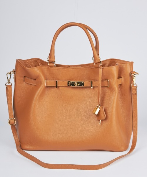 MILOS（ミロス）の「金具付きショルダーバッグ Large《MILOS》（トートバッグ・レディース・ブラウン/ブラック・フリー）」の12枚目の写真