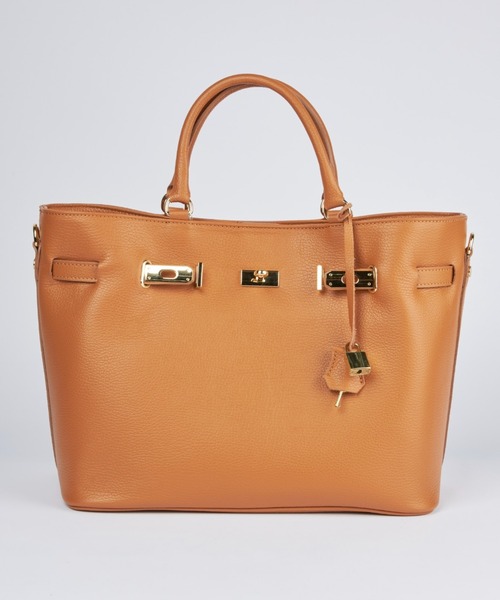 MILOS（ミロス）の「金具付きショルダーバッグ Large《MILOS》（トートバッグ・レディース・ブラウン/ブラック・フリー）」の11枚目の写真