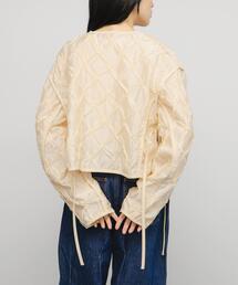 KBF | シャーリングショートジャケット(ブルゾン)