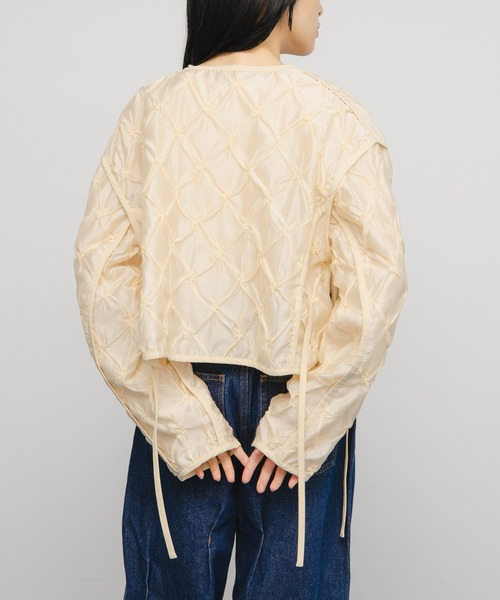 シャーリングショートジャケット（ブルゾン）｜KBF
