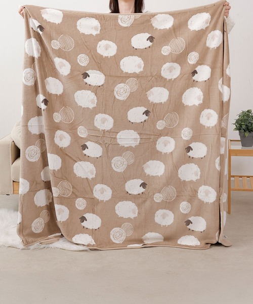セール】ひつじくん マイクロブランケット 140cm×200cm（ブランケット