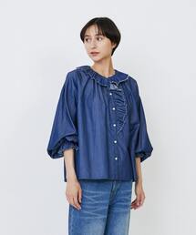 LOISIR ロワズィール 刺繍 ブラウス カットソー 長袖 LOISIR ロワズィール 刺繍 ブラウス カットソー 長袖 トップス