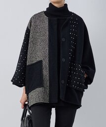 BEARDSLEY | パッチワークポンチョコート(その他アウター)