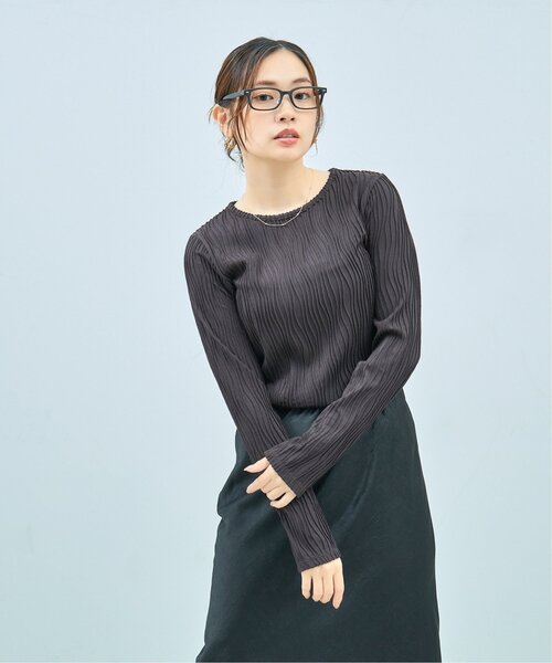 UNITED ARROWS（ユナイテッドアローズ）の「Zoff｜UNITED ARROWS｜ウェリントン型 メガネ [Stylish] 横長 ｜伊達メガネ 度付き[レンズ交換券付き]ユニセックス  ユナイテッドアローズ（メガネ・メンズ・ブラック/グリーン/ブラック系その他6・FREE）」の11枚目の写真