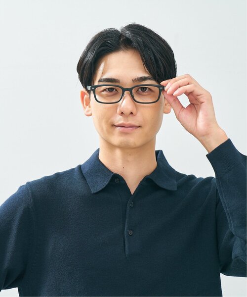 UNITED ARROWS（ユナイテッドアローズ）の「Zoff｜UNITED ARROWS｜ウェリントン型 メガネ [Stylish] 横長 ｜伊達メガネ 度付き[レンズ交換券付き]ユニセックス  ユナイテッドアローズ（メガネ・メンズ・ブラック/グリーン/ブラック系その他6・FREE）」の13枚目の写真