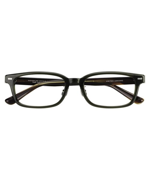 UNITED ARROWS（ユナイテッドアローズ）の「Zoff｜UNITED ARROWS｜ウェリントン型 メガネ [Stylish] 横長 ｜伊達メガネ 度付き[レンズ交換券付き]ユニセックス  ユナイテッドアローズ（メガネ・メンズ・ブラック/グリーン/ブラック系その他6・FREE）」の17枚目の写真