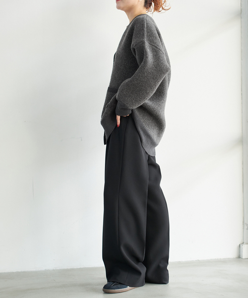 追加》ブークレダブルフェイスカーディガン（カーディガン/ボレロ