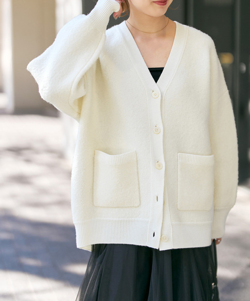 スピック＆スパン　ブークレダブルフェイスカーディガン ブークレダブルフェイス カーディガン | スピック＆スパン(Spick and