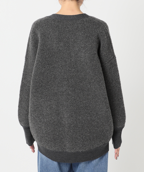 追加》ブークレダブルフェイスカーディガン（カーディガン/ボレロ