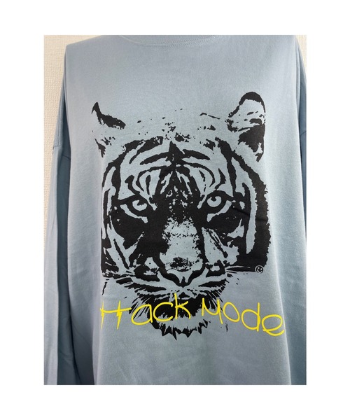 WORLD WIDE LOVE!(ワールドワイドラブ)の「ATTACK BIG ロンTEE(Tシャツ/カットソー・レディース・オフホワイト/ブラック/サックスブルー・1)」の16枚目の写真