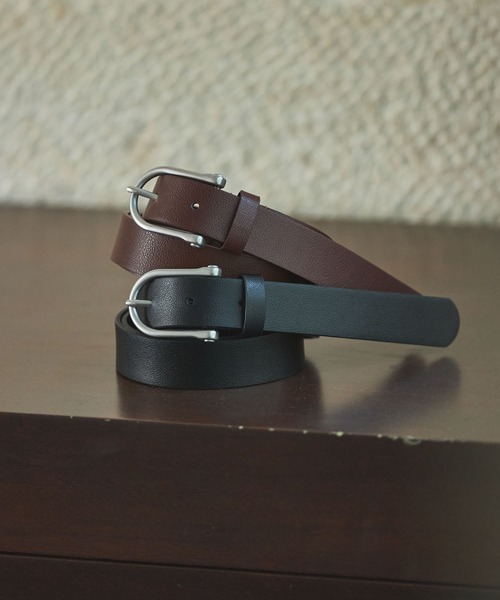 牛革アンティークシルバーバックルベルト【THE CRAFT CREW PRODUCTS