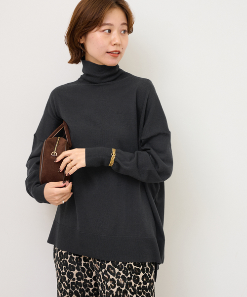 BiellaYarnワイドタートルネック セール】《WEB限定追加 / 新色》BiellaYarnワイドタートルネック