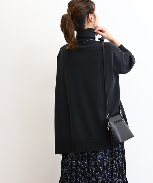 セール】《WEB限定追加 / 新色》BiellaYarnワイドタートルネック