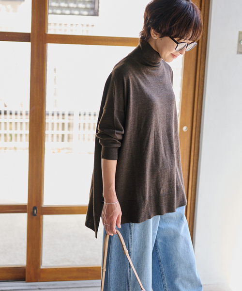 セール】《WEB限定追加 / 新色》BiellaYarnワイドタートルネック セール】《WEB限定追加 / 新色》BiellaYarnワイドタートルネック
