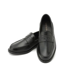 Perfect Suit FActory（パーフェクトスーツファクトリー）の「防水コインローファー　ブラック/ブラウン【抗菌防臭】【撥水加工】【防滑ラバー】（ドレスシューズ）」