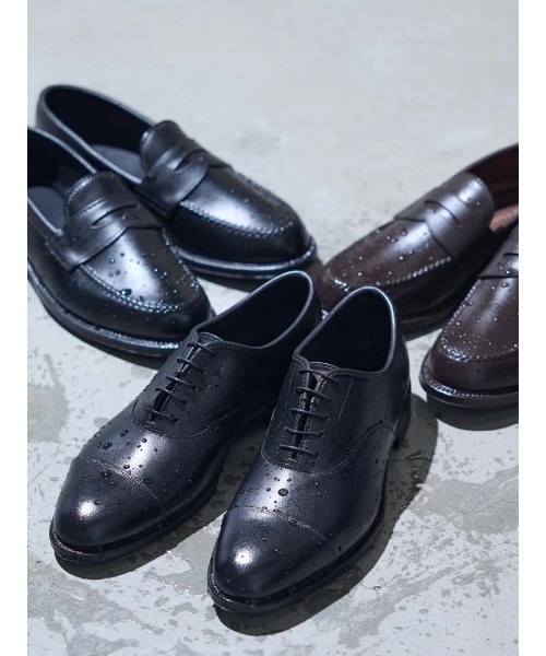 Perfect Suit FActory(パーフェクトスーツファクトリー)の「防水コインローファー ブラック/ブラウン【抗菌防臭】【撥水加工】【防滑ラバー】(ドレスシューズ・メンズ・ブラック/ダークブラウン・26cm/27cm/28.0cm/25cm)」の9枚目の写真