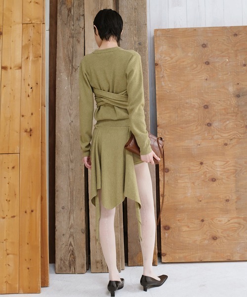 セール】Ribbon Tie Cardigan（カーディガン/ボレロ）｜leinwande