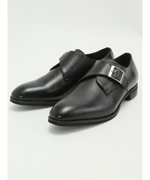 m.f.editorial | 【牛革 レザー】m.f.エディトリアル メンズ AEROACTIVE モンクストラップ ドレスシューズ(ドレスシューズ)