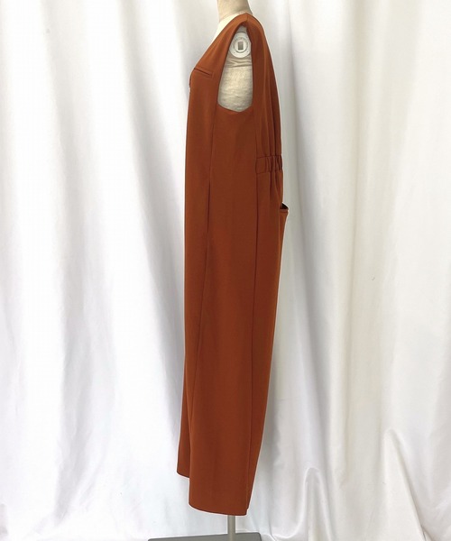 Q（キュー）の「セルフカットオールインワン（サロペット/オーバーオール・レディース・ブラック/キャメル・MEDIUM）」の16枚目の写真