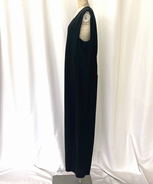 Q（キュー）の「セルフカットオールインワン（サロペット/オーバーオール・レディース・ブラック/キャメル・MEDIUM）」の13枚目の写真