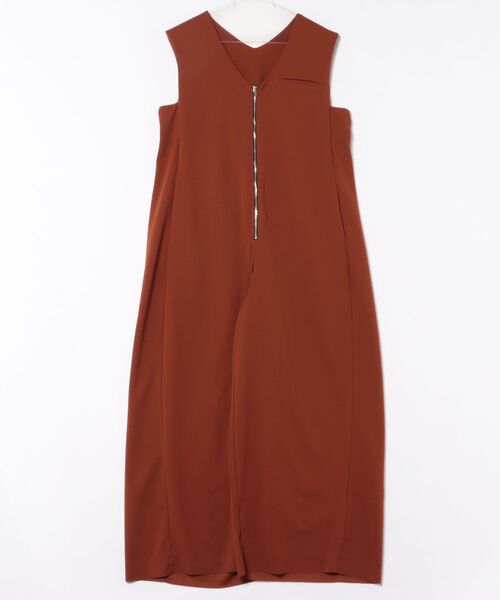 Q（キュー）の「セルフカットオールインワン（サロペット/オーバーオール・レディース・ブラック/キャメル・MEDIUM）」の19枚目の写真