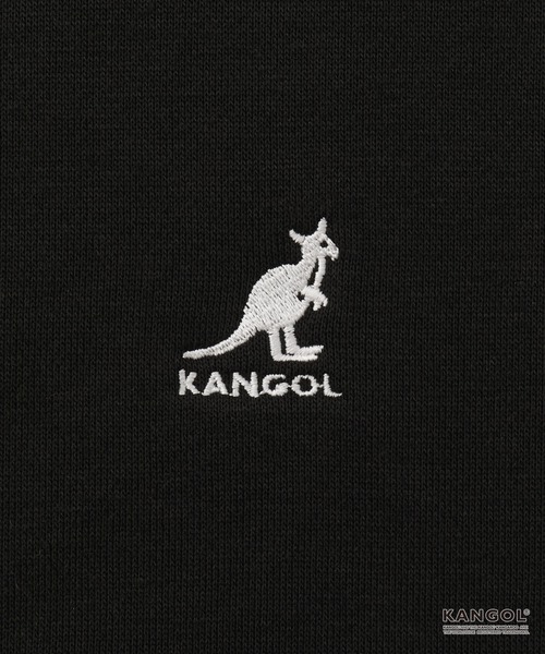 KANGOL(カンゴール)の「KANGOL/カンゴール 別注 ロゴ ワンポイント刺繍 オーバーサイズスウェットプルオーバー&スウェットパンツ(ルームウェア/パジャマ・メンズ・チャコール/ブラック/ブラウン/グレイッシュブルー/グレー・M/L/S)」の13枚目の写真