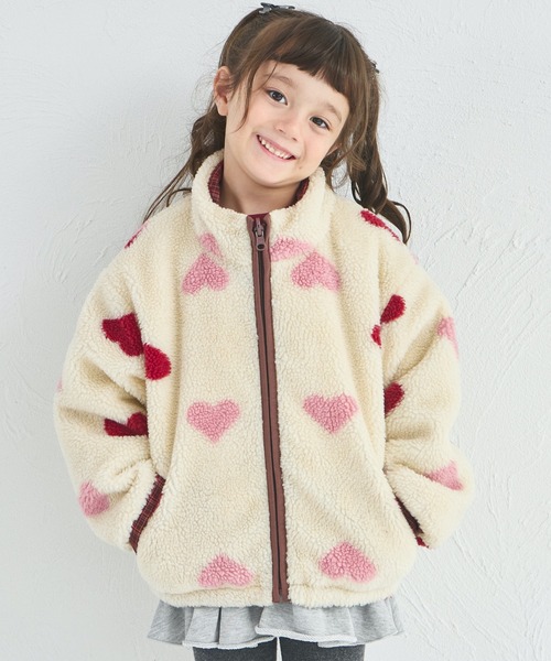 pairmanon（ペアマノン）の「【エアサーマル】ガールズ  総柄 リバーシブル ボアブルゾン（ブルゾン・キッズ・ピンク系その他/イエロー系その他/ベージュ/ピンク・XS/S/M/L）」の19枚目の写真