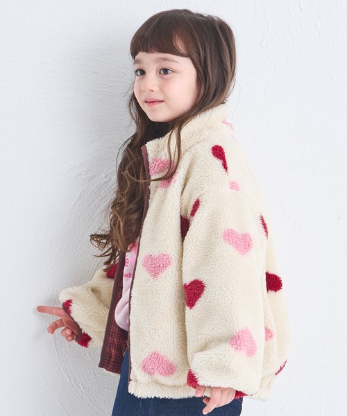 pairmanon（ペアマノン）の「【エアサーマル】ガールズ  総柄 リバーシブル ボアブルゾン（ブルゾン・キッズ・ピンク系その他/イエロー系その他/ベージュ/ピンク・XS/S/M/L）」の15枚目の写真