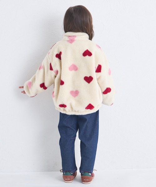 pairmanon（ペアマノン）の「【エアサーマル】ガールズ  総柄 リバーシブル ボアブルゾン（ブルゾン・キッズ・ピンク系その他/イエロー系その他/ベージュ/ピンク・XS/S/M/L）」の18枚目の写真