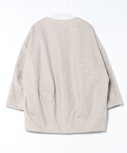 DRAW（ドロー）の「DRAW(ドロー) / フォームショートジャケット（ブルゾン・レディース・ブラック/グレー/ベージュ・MEDIUM/LARGE）」の20枚目の写真