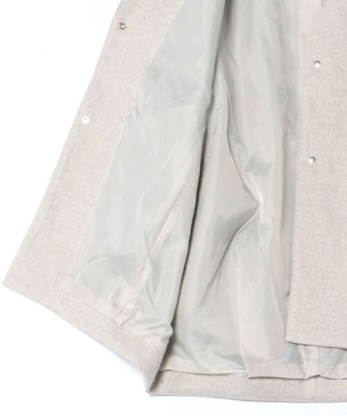 DRAW（ドロー）の「DRAW(ドロー) / フォームショートジャケット（ブルゾン・レディース・ブラック/グレー/ベージュ・MEDIUM/LARGE）」の21枚目の写真