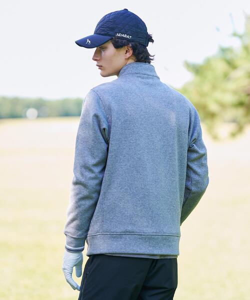 裏起毛ハーフジッププルオーバー（スウェット）｜adabat（アダバット
