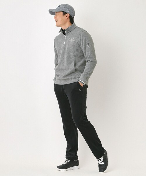 裏起毛ハーフジッププルオーバー（スウェット）｜adabat（アダバット