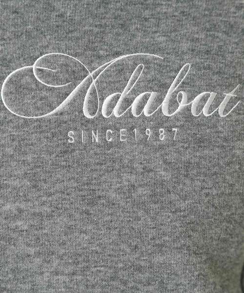 adabat(アダバット)の「裏起毛ハーフジッププルオーバー(スウェット・メンズ・グレー/ブラック・50/48/46)」の10枚目の写真