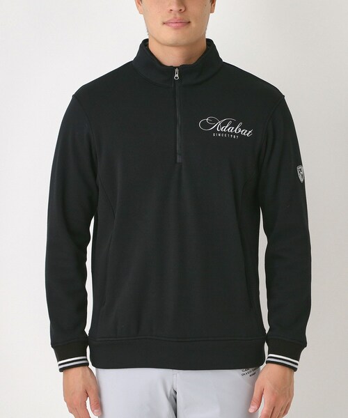 裏起毛ハーフジッププルオーバー（スウェット）｜adabat（アダバット