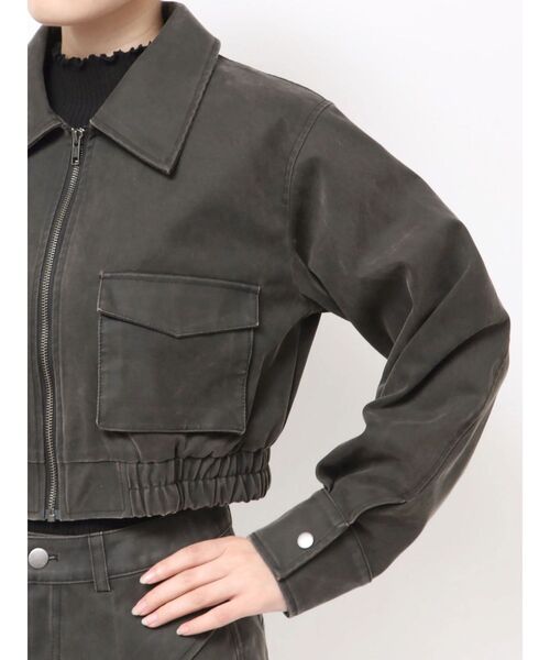 セール】【セットアップ対応】フェイクレザーショートフライト