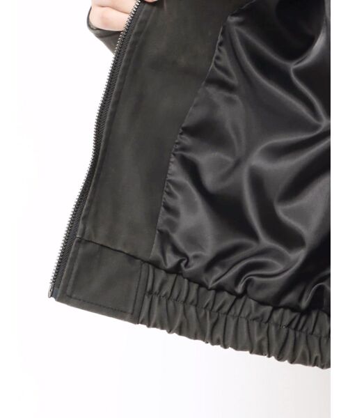 セール】【セットアップ対応】フェイクレザーショートフライト