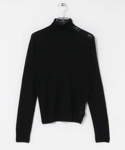 URBAN RESEARCH（アーバンリサーチ）の「new basic　LOA THERMAL TURTLEKNIT（ニット/セーター・レディース・ブラック/カーキ/オフホワイト・FREE）」の2枚目の写真