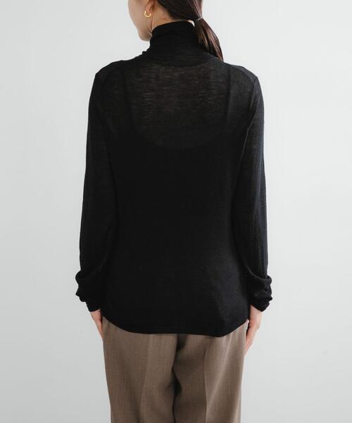 URBAN RESEARCH（アーバンリサーチ）の「new basic　LOA THERMAL TURTLEKNIT（ニット/セーター・レディース・ブラック/カーキ/オフホワイト・FREE）」の12枚目の写真