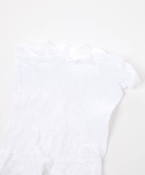 niko and...（ニコアンド）の「オリジナルレースストッキング（タイツ/ストッキング・レディース・ホワイト/ブラック・0）」の6枚目の写真