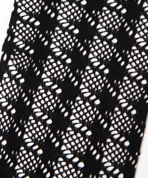 niko and...（ニコアンド）の「オリジナルレースストッキング（タイツ/ストッキング・レディース・ホワイト/ブラック・0）」の4枚目の写真