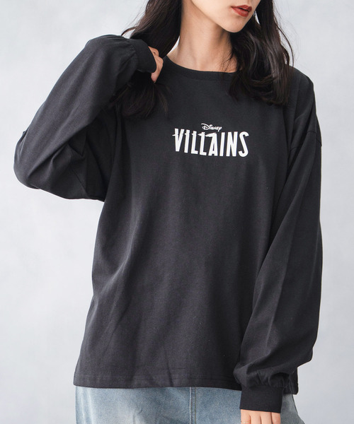 Disney(ディズニー)の「Disney VILLAINS ディズニー ヴィランズ ロングTシャツ ロンT(Tシャツ/カットソー・レディース・オフホワイト/ブラック・FREE)」の8枚目の写真
