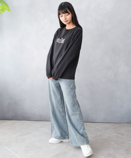 Disney(ディズニー)の「Disney VILLAINS ディズニー ヴィランズ ロングTシャツ ロンT(Tシャツ/カットソー・レディース・オフホワイト/ブラック・FREE)」の10枚目の写真