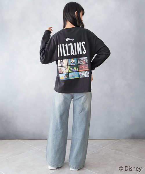 Disney(ディズニー)の「Disney VILLAINS ディズニー ヴィランズ ロングTシャツ ロンT(Tシャツ/カットソー・レディース・オフホワイト/ブラック・FREE)」の11枚目の写真