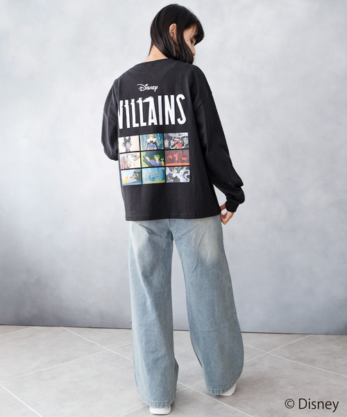 Disney(ディズニー)の「Disney VILLAINS ディズニー ヴィランズ ロングTシャツ ロンT(Tシャツ/カットソー・レディース・オフホワイト/ブラック・FREE)」の12枚目の写真