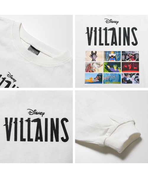 Disney(ディズニー)の「Disney VILLAINS ディズニー ヴィランズ ロングTシャツ ロンT(Tシャツ/カットソー・レディース・オフホワイト/ブラック・FREE)」の16枚目の写真