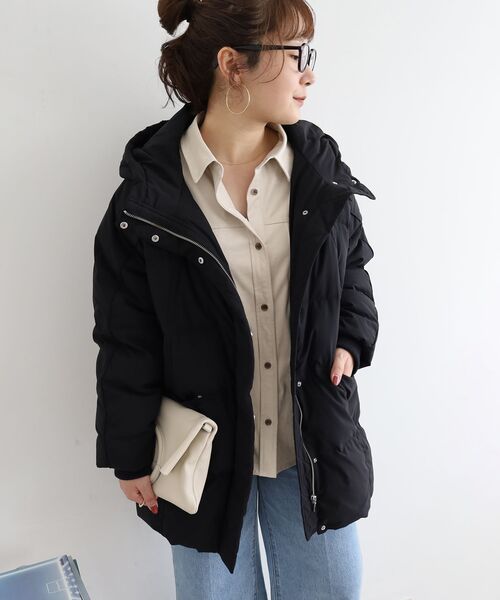 le.coeur blanc（ルクールブラン）の「ストレッチフードミドルダウン